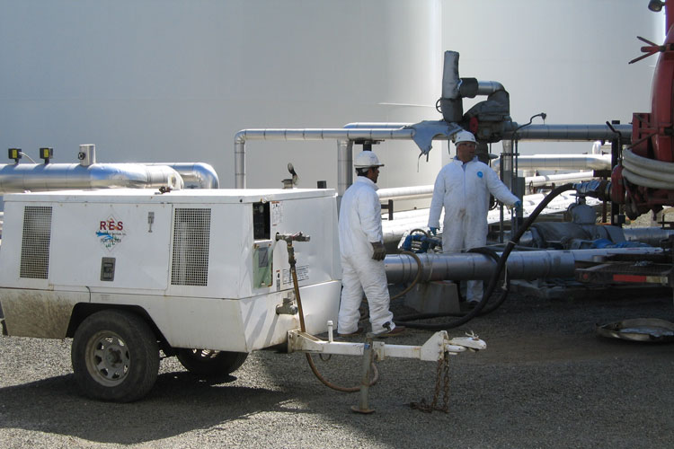 industrial cleaning of product lines in pittsburg, california